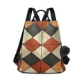 thumbnail image 1 of FORMRS Women's Travel Backpack Purse Anti-Theft Hidden Pockets Casual Shoulder Bag, Checkered Pattern, 1 of 7