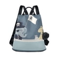 thumbnail image 1 of FORMRS Women's Travel Backpack Purse Anti-Theft Hidden Pockets Casual Shoulder Bag, Cute Animals, 1 of 7