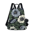 thumbnail image 1 of FORMRS Women's Travel Backpack Purse Anti-Theft Hidden Pockets Casual Shoulder Bag, Dark Floral, 1 of 7