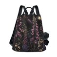 thumbnail image 1 of FORMRS Women's Travel Backpack Purse Anti-theft Hidden Pockets Casual Shoulder Bag, Dark Gothic Floral, 1 of 7