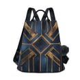 thumbnail image 1 of FORMRS Women's Travel Backpack Purse Anti-Theft Hidden Pockets Casual Shoulder Bag, Elegant Geometric Pattern, 1 of 7