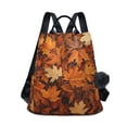 thumbnail image 1 of FORMRS Women's Travel Backpack Purse Anti-Theft Hidden Pockets Casual Shoulder Bag, Fall Pattern, 1 of 7