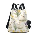 thumbnail image 1 of FORMRS Women's Travel Backpack Purse Anti-Theft Hidden Pockets Casual Shoulder Bag, Floral Rabbit, 1 of 7