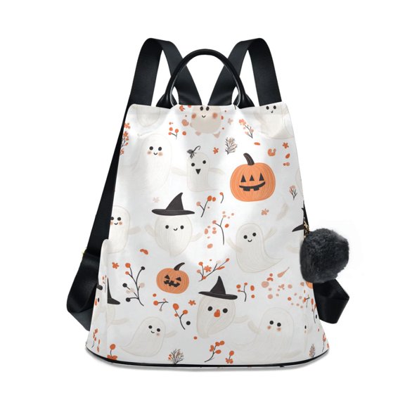 FORMRS Women's Travel Backpack Purse Anti-Theft Hidden Pockets Casual Shoulder Bag, Ghost Design