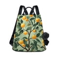 thumbnail image 1 of FORMRS Women's Travel Backpack Purse Anti-Theft Hidden Pockets Casual Shoulder Bag, Orange Tree, 1 of 7