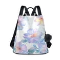 thumbnail image 1 of FORMRS Women's Travel Backpack Purse Anti-Theft Hidden Pockets Casual Shoulder Bag, Pastel Flower Pattern, 1 of 7