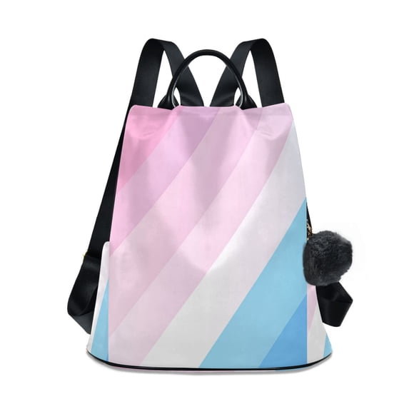 FORMRS Women's Travel Backpack Purse Anti-Theft Hidden Pockets Casual Shoulder Bag, Pink Gradient