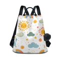 thumbnail image 1 of FORMRS Women's Travel Backpack Purse Anti-Theft Hidden Pockets Casual Shoulder Bag, Rainbows Pattern, 1 of 7