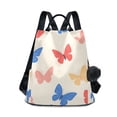 thumbnail image 1 of FORMRS Women's Travel Backpack Purse Anti-Theft Hidden Pockets Casual Shoulder Bag, Red Butterflies, 1 of 7