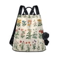 thumbnail image 1 of FORMRS Women's Travel Backpack Purse Anti-Theft Hidden Pockets Casual Shoulder Bag, Red Floral, 1 of 7
