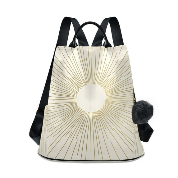 FORMRS Women's Travel Backpack Purse Anti-theft Hidden Pockets Casual Shoulder Bag, Sunshine