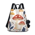 thumbnail image 1 of FORMRS Women's Travel Backpack Purse Anti-Theft Hidden Pockets Casual Shoulder Bag, White Mushroom, 1 of 7