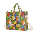 thumbnail image 1 of FORMRS Womens Corduroy Tote Bag Crossbody Shoulder Purse Handbag with Detachable Strap, Cartoon Birds Pattern, 1 of 7