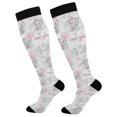 thumbnail image 1 of FORMRS Womens Knee High Socks Casual Long Thick Travel Daily Wear, 1 Pair, Cartoon Elephant, 1 of 6