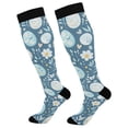 thumbnail image 1 of FORMRS Womens Knee High Socks Casual Long Thick Travel Daily Wear, 1 Pair, Easter Eggs, 1 of 6