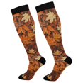 thumbnail image 1 of FORMRS Womens Knee High Socks Casual Long Thick Travel Daily Wear, 1 Pair, Fall Pattern, 1 of 6