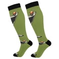 thumbnail image 1 of FORMRS Womens Knee High Socks Casual Long Thick Travel Daily Wear, 1 Pair, Light Black Martini, 1 of 6
