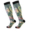 thumbnail image 1 of FORMRS Womens Knee High Socks Casual Long Thick Travel Daily Wear, 1 Pair, Ocean Boat, 1 of 6