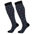 thumbnail image 1 of FORMRS Womens Knee High Socks Casual Long Thick Travel Daily Wear, 1 Pair, Starry Night Pattern, 1 of 6