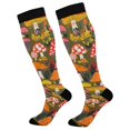 thumbnail image 1 of FORMRS Womens Knee High Socks Casual Long Thick Travel Daily Wear, 1 Pair, Vibrant Mushroom, 1 of 6