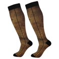 thumbnail image 1 of FORMRS Womens Knee High Socks Casual Long Thick Travel Daily Wear, 1 Pair, Wood Grain, 1 of 6