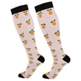thumbnail image 1 of FORMRS Womens Knee High Socks Casual Long Thick Travel Daily Wear, 2 Pairs, Cartoon Citrus, 1 of 6