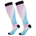 thumbnail image 1 of FORMRS Womens Knee High Socks Casual Long Thick Travel Daily Wear, 2 Pairs, Pink Gradient, 1 of 6
