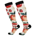 thumbnail image 1 of FORMRS Womens Knee High Socks Casual Long Thick Travel Daily Wear, 2 Pairs, Strawberry Pattern, 1 of 6