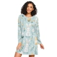 thumbnail image 1 of FORMRS Womens Long Sleeve Nightgowns Crew Neck Sleep Shirt Soft Pajamas Sizes S-3XL, Floral Easter, 1 of 8