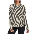 thumbnail image 1 of FORMRS Womens Long Sleeve Shirts UPF 50+ Sun Protection Quick Dry Fishing Hiking Tops, Size S-2XL, Black Lines, 1 of 8