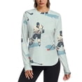 thumbnail image 1 of FORMRS Womens Long Sleeve Shirts UPF 50+ Sun Protection Quick Dry Fishing Hiking Tops, Size S-2XL, Ice Play, 1 of 8