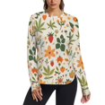 thumbnail image 1 of FORMRS Womens Long Sleeve Shirts UPF 50+ Sun Protection Quick Dry Fishing Hiking Tops, Size S-2XL, Leaves Pattern, 1 of 8