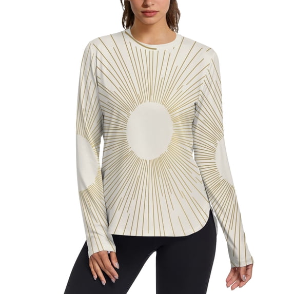 FORMRS Womens Long Sleeve Shirts UPF 50+ Sun Protection Quick Dry Fishing Hiking Tops, Size S-2XL, Sunshine