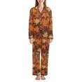 thumbnail image 1 of FORMRS Womens Pajama Set Long Sleeve Top and Pants with Pockets Soft Comfy Lounge Sleepwear, Sizes S-2XL, Fall Pattern, 1 of 7