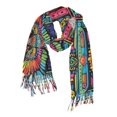 thumbnail image 1 of FORMRS Womens Scarf Winter Soft Long Big Warm Shawls Wrap Tassel Scarves, Abstract Eagle, 1 of 9