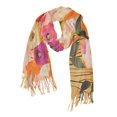 thumbnail image 1 of FORMRS Womens Scarf Winter Soft Long Big Warm Shawls Wrap Tassel Scarves, Abstract Floral, 1 of 9