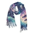 thumbnail image 1 of FORMRS Womens Scarf Winter Soft Long Big Warm Shawls Wrap Tassel Scarves, Astronaut Pattern, 1 of 9
