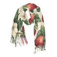 thumbnail image 1 of FORMRS Womens Scarf Winter Soft Long Big Warm Shawls Wrap Tassel Scarves, Beige Strawberry, 1 of 9