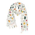 thumbnail image 1 of FORMRS Womens Scarf Winter Soft Long Big Warm Shawls Wrap Tassel Scarves, Beige Vegetables Pattern, 1 of 9