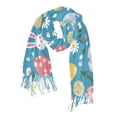 thumbnail image 1 of FORMRS Womens Scarf Winter Soft Long Big Warm Shawls Wrap Tassel Scarves, Blue Easter Bunny, 1 of 9