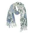 thumbnail image 1 of FORMRS Womens Scarf Winter Soft Long Big Warm Shawls Wrap Tassel Scarves, Blue Hydrangeas Pattern, 1 of 9