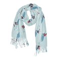 thumbnail image 1 of FORMRS Womens Scarf Winter Soft Long Big Warm Shawls Wrap Tassel Scarves, Blue Ice Hockey, 1 of 9