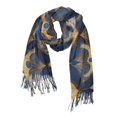 thumbnail image 1 of FORMRS Womens Scarf Winter Soft Long Big Warm Shawls Wrap Tassel Scarves, Blue Peacock Feathers Pattern, 1 of 9