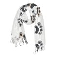 thumbnail image 1 of FORMRS Womens Scarf Winter Soft Long Big Warm Shawls Wrap Tassel Scarves, Cartoon Cat Paw, 1 of 9