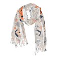 thumbnail image 1 of FORMRS Womens Scarf Winter Soft Long Big Warm Shawls Wrap Tassel Scarves, Cartoon Gray Houses, 1 of 9