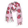 thumbnail image 1 of FORMRS Womens Scarf Winter Soft Long Big Warm Shawls Wrap Tassel Scarves, Cartoon Strawberry, 1 of 9
