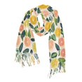 thumbnail image 1 of FORMRS Womens Scarf Winter Soft Long Big Warm Shawls Wrap Tassel Scarves, Citrus Fruits, 1 of 9