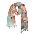 thumbnail image 1 of FORMRS Womens Scarf Winter Soft Long Big Warm Shawls Wrap Tassel Scarves, Cityscape Painting, 1 of 9