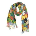 thumbnail image 1 of FORMRS Womens Scarf Winter Soft Long Big Warm Shawls Wrap Tassel Scarves, Colorful Birds Pattern, 1 of 9