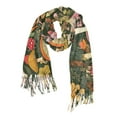 thumbnail image 1 of FORMRS Womens Scarf Winter Soft Long Big Warm Shawls Wrap Tassel Scarves, Colorful Mushroom, 1 of 9